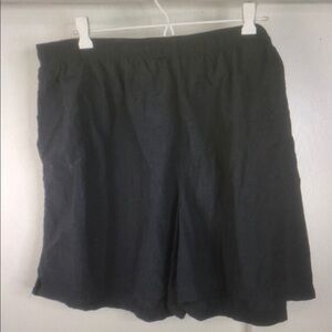 Columbia Nylon Drawstring Shorts Athletic Outdoor Womens Plus Sz 3X Black Pocket